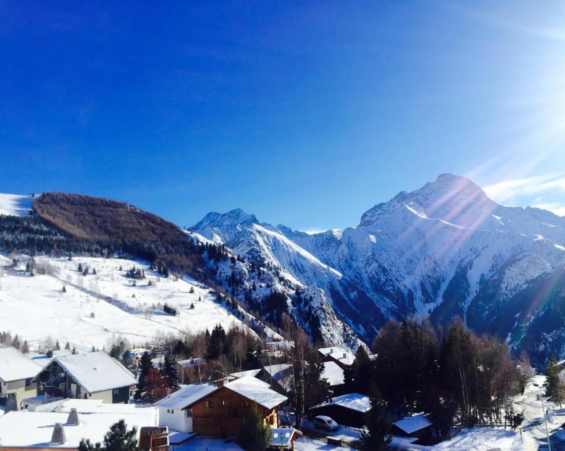 Pied De Piste A 20 M Du Telesiege "Le Diable", Menage Inclus, Possible De Louer 2 Apparts, Vue Panoramique レ・デュー・アルプ エクステリア 写真